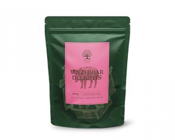 Essential Wild Boar Delights, 200g i gruppen Foder m.m / Hundtugg & Godbitar / Chew serie hos PAW of Sweden AB (VILDSVIN)